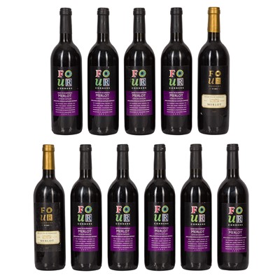 Lot 154 - Four Corners Merlot - 11 bottles