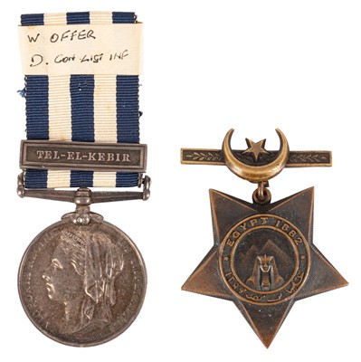 Lot 79 - Pair, Egypt Medal and Khedive's Star