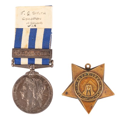 Lot 80 - Pair, Egypt Medal and Khedive's Star
