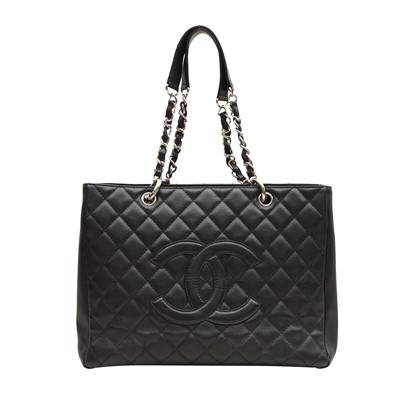 Lot 226 - Chanel Black GST Grand Shopping Tote