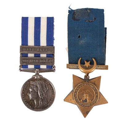 Lot 99 - Pair, Egypt Medal and Khedive's Star