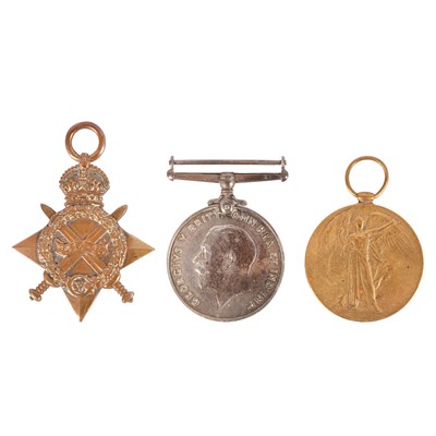 Lot 114 - WWI medal trio