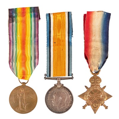 Lot 116 - WWI medal trio