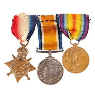 Lot 117 - WWI medal trio