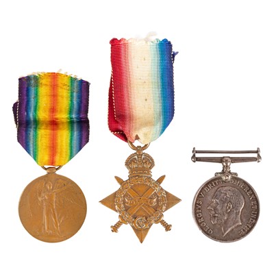 Lot 118 - WWI medal trio