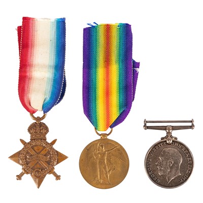 Lot 120 - WWI medal trio
