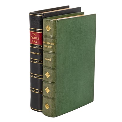 Lot 182 - Fine binding. Dulac. Wuthering Heights; Monsarrat. Cruel Sea 1st.