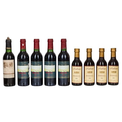 Lot 150 - A Collection of 1990s Small Bordeaux Bottle - 9 bottles