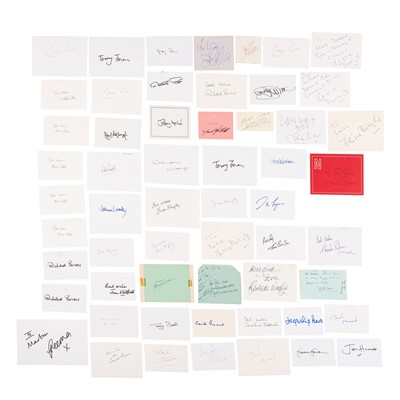 Lot 88 - Autograph Collection.- British Actors