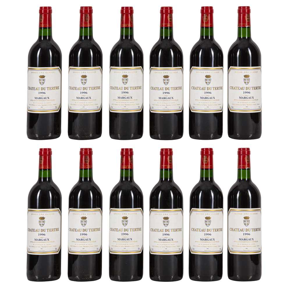 Lot 86 - Chateau du Tertre 1996 – 12 bottles in open OWC