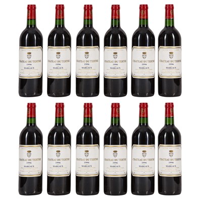 Lot 105 - Chateau du Tertre 1996 – 12 bottles in open OWC