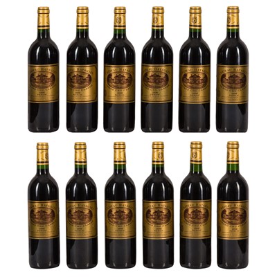 Lot 97 - Chateau Batailley 1996 – 12 bottles in open OWC