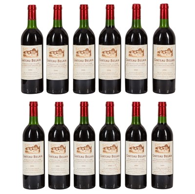 Lot 116 - Chateau Belair 1990 – 12 bottles in open OWC