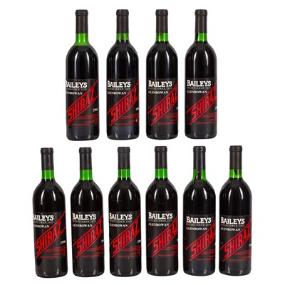 Lot 245 - Baileys Glen Rowan Shiraz - 1990 - 1991 - 11 Bottles