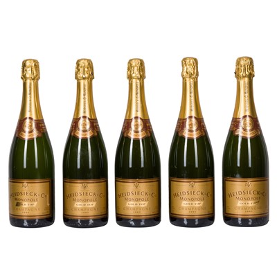 Lot 23 - Heidsieck Gold Top 2005 - 5 bottles