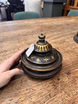 Lot 60 - A fine and large Japanese mixed-metal and bronze vase and cover, Meiji period