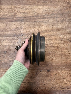 Lot 60 - A fine and large Japanese mixed-metal and bronze vase and cover, Meiji period