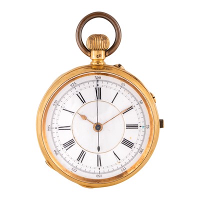Lot 94 - 19th Century Open-Faced Centre-Seconds Chronograph Pocket Watch