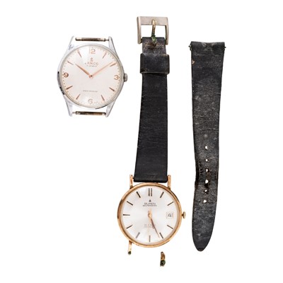 Lot 555 - Vintage Buren and Lanco Wristwatches