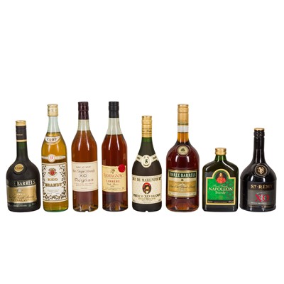 Lot 424 - Assorted Brandy - 8 bottles