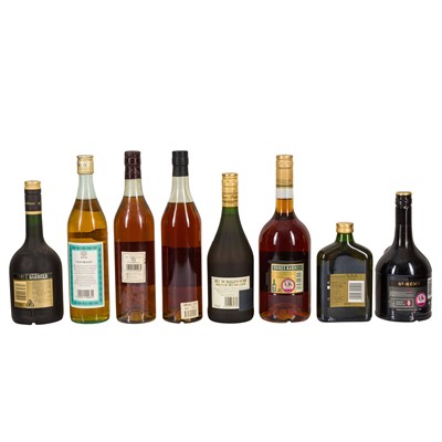 Lot 424 - Assorted Brandy - 8 bottles