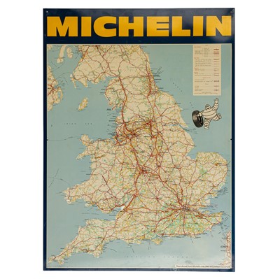 Lot 243 - A Michelin Map sign of Great Britain