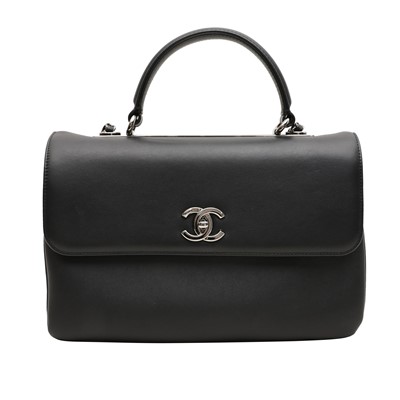 Lot 209 - Chanel Black Medium Trendy Flap Bag