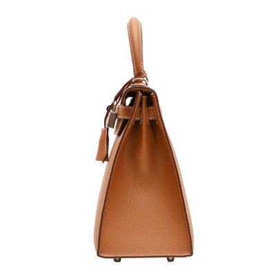 Lot 115 - Hermes Gold Epsom Kelly Sellier 28