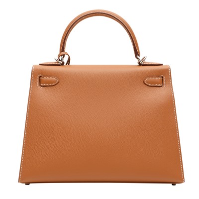 Lot 115 - Hermes Gold Epsom Kelly Sellier 28