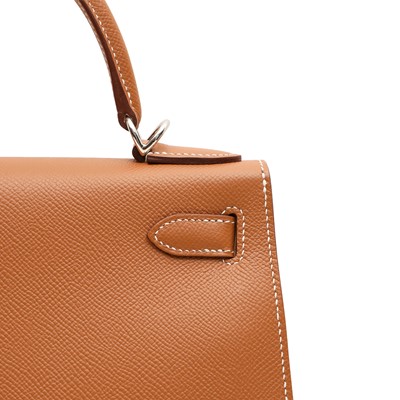 Lot 115 - Hermes Gold Epsom Kelly Sellier 28