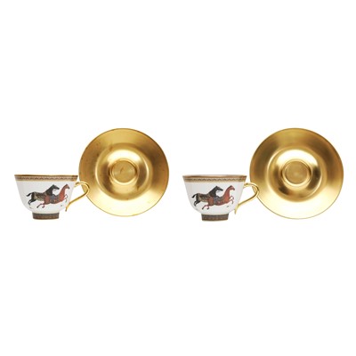 Lot 35 - Hermes 'Cheval D'Orient' Tea For Two Set