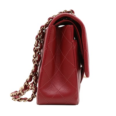 Lot 23 - Chanel Burgundy Medium Classic Double Flap Bag