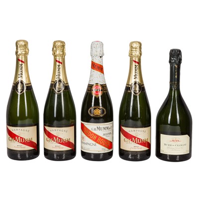 Lot 67 - Mumm Champagne Selection - 5 Bottles