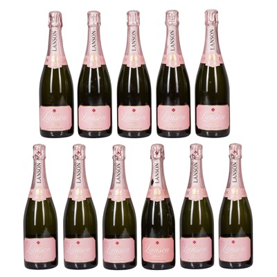 Lot 74 - Lanson Rosé NV - 12 bottles