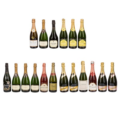 Lot 268 - An Array of Sparkling Wines - 18 bottles
