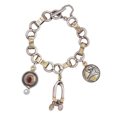 Lot 243 - Barbara Bertagnolli Ι A gem-set bracelet, circa 1991