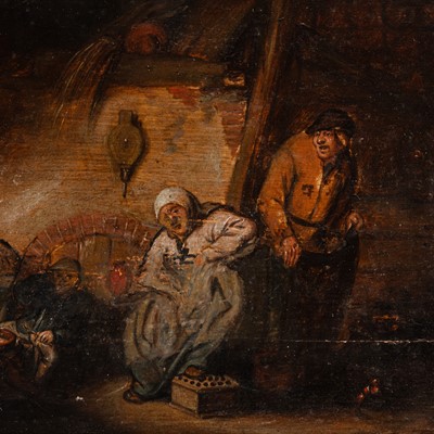 Lot 25 - Follower of Adriaen Van Ostade (Dutch, 1610-1685)