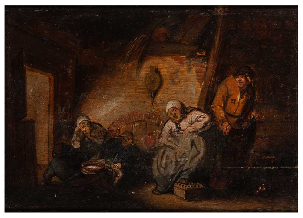 Lot 25 - Follower of Adriaen Van Ostade (Dutch, 1610-1685)