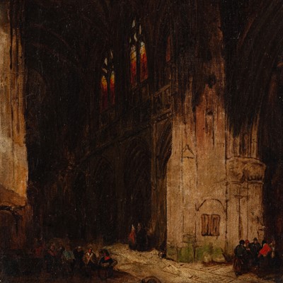 Lot 24 - Circle of David Roberts (Scottish, 1796-1864)