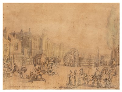 Lot 178 - Attributed to Thomas Rowlandson (British, 1756-1827)