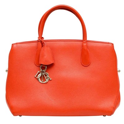 Lot 347 - Christian Dior Poppy Open Bar Tote Bag