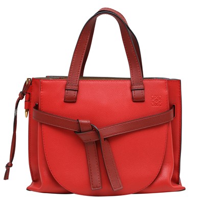 Lot 4 - Loewe Red Small Gate Top Handle Bag