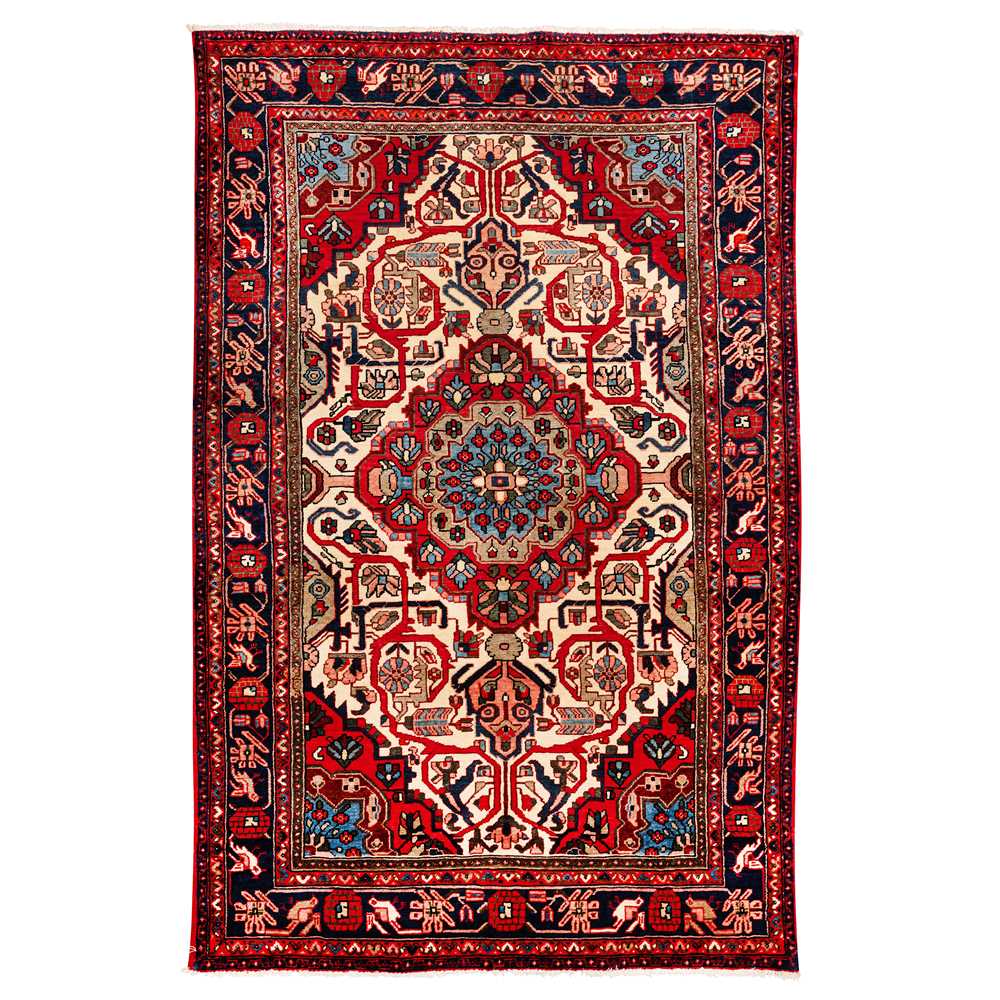 Lot 87 - An unusual fine west Persian rug