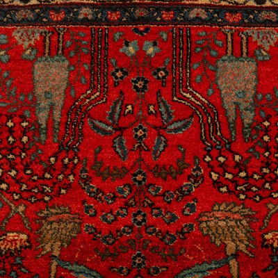 Lot 57 - An unusual antique north-west Persian rug