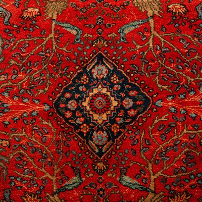 Lot 57 - An unusual antique north-west Persian rug