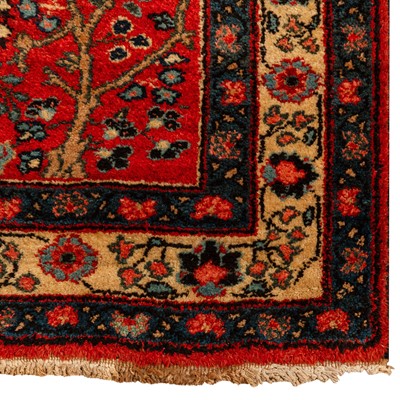 Lot 57 - An unusual antique north-west Persian rug