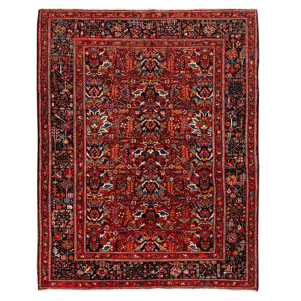 Lot 89 - An unusual antique Karaja rug, north-west Persia