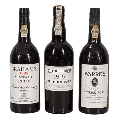 Lot 291 - 1980s Vintage Port Collection - 3 bottles