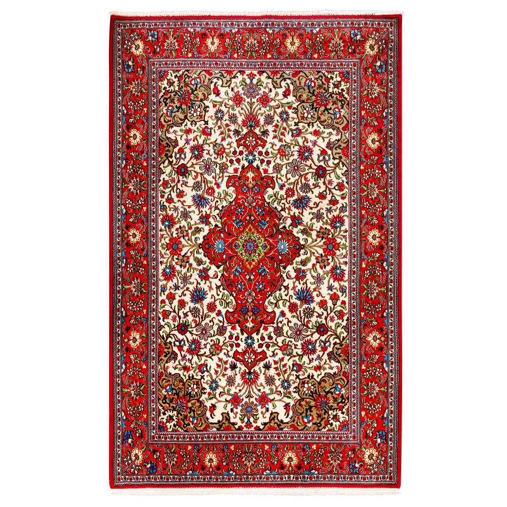 Lot 37 - A fine Qum rug, central Persia