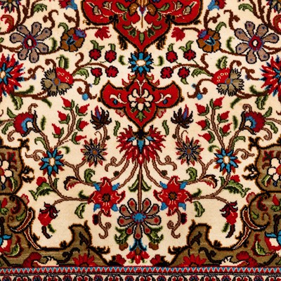Lot 37 - A fine Qum rug, central Persia